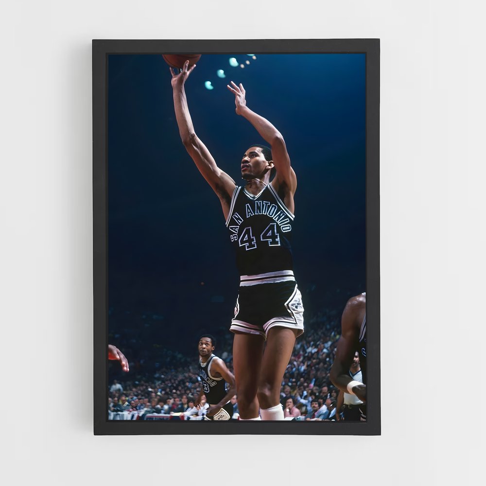 Poster George gervin – affiche Basketball (vue 2)
